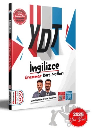 2025 YDT İngilizce Grammar Ders Notları – Murat Gültekin, Osman Yunus Özer – Benim Hocam Yayınları kitap kapağı