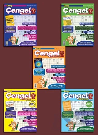 Gong Çengel 5’Li Set 2 – Kolektif – Maxi Yayıncılık kitap kapağı