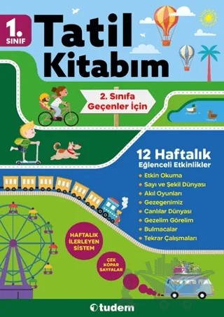 1. Sınıf Tatil Kitabım – Kolektif – Tudem Yayınları kitap kapağı