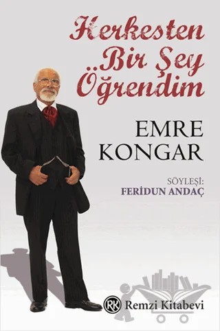 Herkesten Bir Şey Öğrendim – Emre Kongar – Remzi Kitabevi kitap kapağı