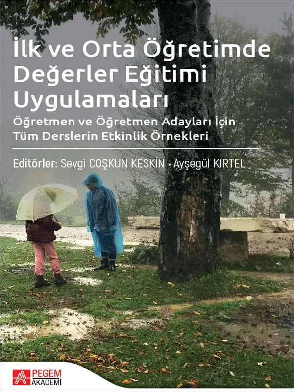 İlk ve Orta Öğretimde Değerler Eğitimi Uygulamaları – Pegem Akademi Yayıncılık kitap kapağı