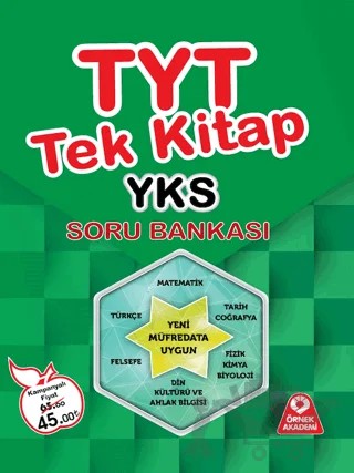 YKS Tek Kitap Soru Bankası – Kolektif – Örnek Akademi kitap kapağı