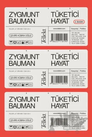 Tüketici Hayat – Zygmunt Bauman – Tellekt kitap kapağı
