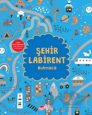 Şehir Labirent Bulmaca – Çiğdem Gürsoy Bostan – The Kitap Çocuk kitap kapağı