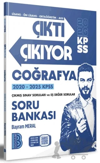 2026 KPSS Çıktı Çıkıyor Coğrafya Soru Bankası – Bayram Meral – Benim Hocam Yayınları kitap kapağı