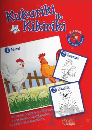 Kukuriki ile Kikiriki – Büşra Kanoğlu – Çilek Kitaplar kitap kapağı