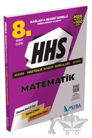 8. Sınıf Matematik Haftalık Hasat Soruları – Kolektif – Muba Yayınları kitap kapağı