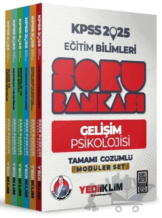 2025 Eğitim Bilimleri Tamamı Çözümlü Modüler Set Soru Bankası – Bülent Tanık – Yediiklim Yayınları kitap kapağı