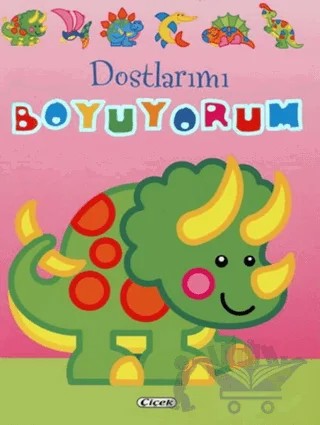 Dostlarımı Boyuyorum Gergedan (Pembe Kapak) – Kolektif – Çiçek Yayıncılık kitap kapağı