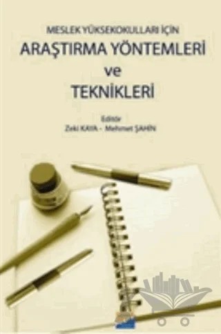 Meslek Yüksekokulları İçin Araştırma Yöntemleri ve Teknikleri – Mehmet Şahin – Siyasal Kitabevi kitap kapağı