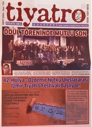 Tiyatro Gazetesi Sayı : 154 - Mart 2024 – Tiyatro Gazetesi kitap kapağı