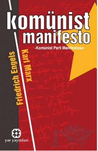 Komünist Manifesto – Karl Marx – Yar Yayınları kitap kapağı