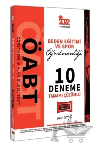 2022 ÖABT Beden Eğitimi ve Spor Öğretmenliği Tamamı Çözümlü 10 Deneme – Kolektif – Yargı Yayınevi kitap kapağı
