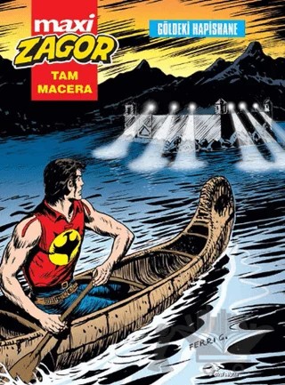 Zagor Maxi / Gölgedeki Hapishane – Luigi Mignacco – Çizgi Düşler Yayınevi kitap kapağı