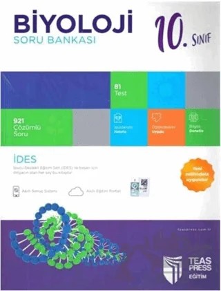 10. Sınıf Biyoloji Soru Bankası – Kolektif – Teas Press kitap kapağı