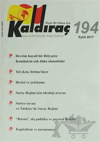 Kaldıraç Dergisi Sayı: 194 Eylül 2017 – Kaldıraç Yayınevi kitap kapağı