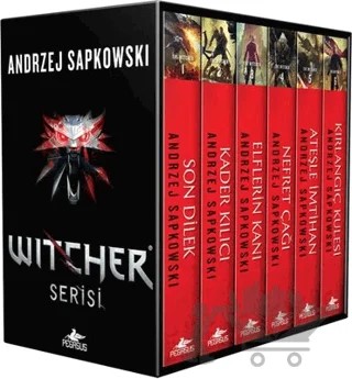 The Witcher Serisi Kutulu Özel Set (6 Kitap) – Andrzej Sapkowski – Pegasus Yayınları kitap kapağı