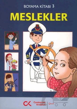 Meslekler Boyama Kitabı 3 – Zafer Temoçin – Cumhuriyet Kitapları kitap kapağı