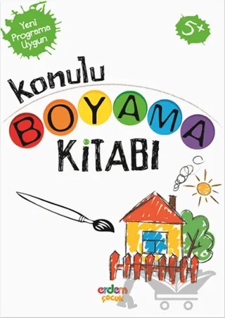 Konulu Boyama Kitabı (+5 Yaş) – Kolektif – Erdem Çocuk kitap kapağı