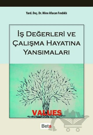 İş Değerleri ve Çalışma Hayatına Yansımaları – Mine Afacan Fındıklı – Beta Yayınevi kitap kapağı
