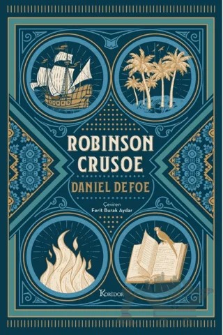 Robinson Crusoe – Daniel Defoe – Koridor Yayıncılık kitap kapağı