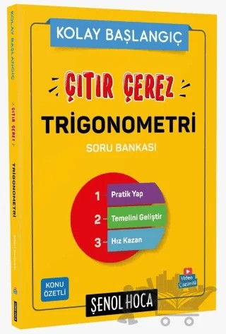 Çıtır Çerez Trigonometri Soru Bankası – Şenol Aydın – Şenol Hoca Yayınları kitap kapağı