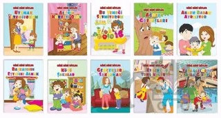 Mini Mini Bizler - Okul Öncesi Eğitici Hikaye Seti - 10 Kitap Takım – Kolektif – Pembe Patikler kitap kapağı