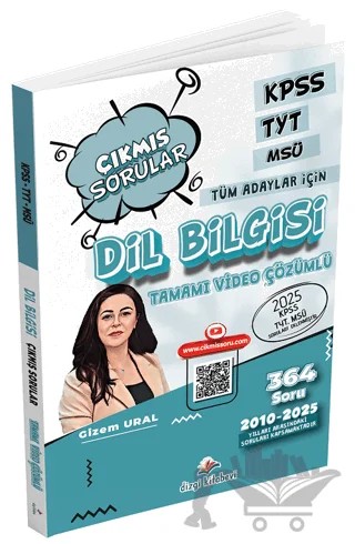 2026 KPSS TYT MSÜ Dil Bilgisi Çıkmış Sorular Son 16 Yıl ÇÖzümlü – Gizem Ural – Dizgi Kitap kitap kapağı