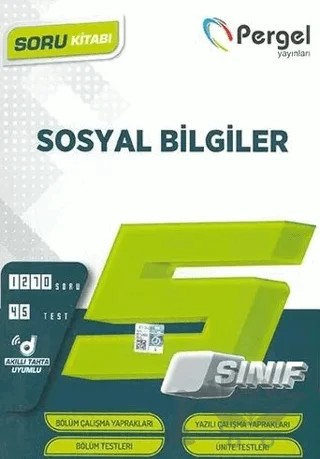 5. Sınıf Sosyal Bilgiler Soru Bankası Kitap – Kolektif – Pergel Yayınları kitap kapağı