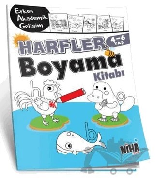 EAG Harfler Boyama Kitabı 4-6 Yaş – Kolektif – Niha Çocuk kitap kapağı