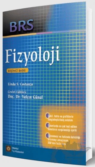BRS Fizyoloji – Linda S. Costanzo – İstanbul Tıp Kitabevi kitap kapağı