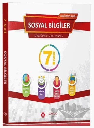 7. Sınıf Sosyal Bilgiler Konu Özetli Soru Bankası – Kolektif – Sonuç Yayınları kitap kapağı