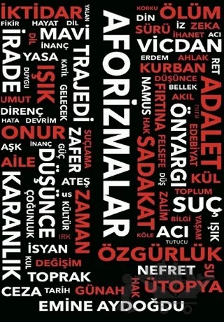 Aforizmalar – Emine Aydoğdu – Artshop Yayıncılık kitap kapağı