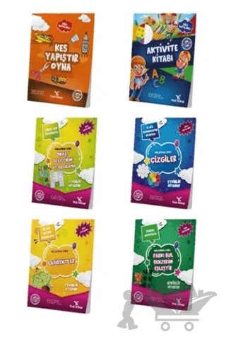 4-6 Yaş Okul Öncesi Evde Etkinlik Seti (6 Kitap) – Feyyaz Ulaş – Yeti Kitap kitap kapağı