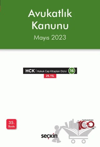 Avukatlık Kanunu – Kolektif – Seçkin Yayıncılık kitap kapağı