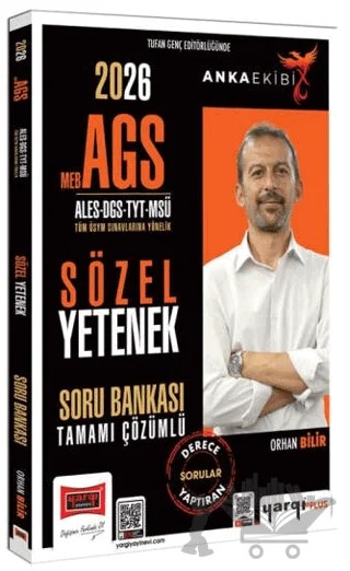 2026 MEB-AGS ALES DGS TYT MSÜ Sözel Yetenek Tamamı Çözümlü Soru Bankası – Orhan Bilir – Yargı Yayınevi kitap kapağı