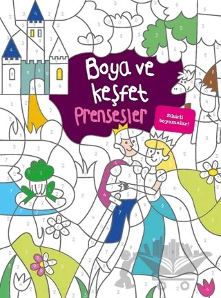 Prensesler - Boya ve Keşfet – Kolektif – Doğan Egmont Yayıncılık kitap kapağı