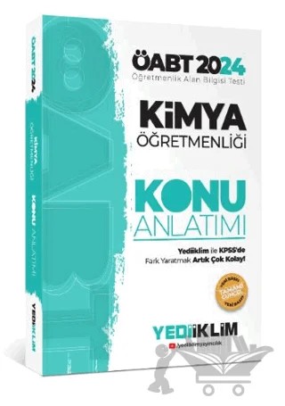 2024 ÖABT Kimya Öğretmenliği Konu Anlatımı – Kolektif – Yediiklim Yayınları kitap kapağı