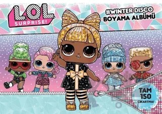 Lol Surprise! Winter Disco Boyama Albümü – Kolektif – Doğan Egmont Yayıncılık kitap kapağı