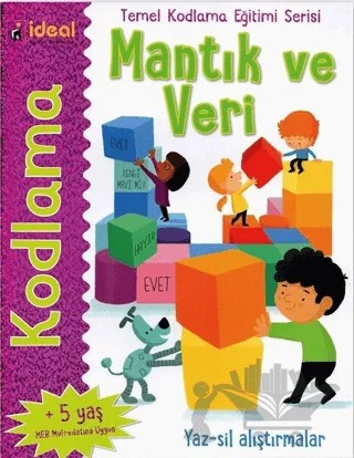 Mantık ve Veri - Temel Kodlama Eğitimi Serisi – Elbrie De Rock – İdeal Kültür Yayıncılık kitap kapağı