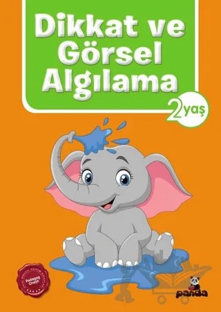 Dikkat ve Görsel Algılama 2 Yaş – Afife Çoruk – Beyaz Panda Yayınları kitap kapağı
