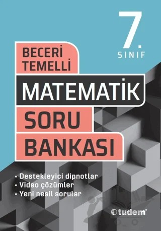 7. Sınıf Matematik Beceri Temelli Soru Bankası – Kolektif – Tudem Yayınları - Bayilik kitap kapağı