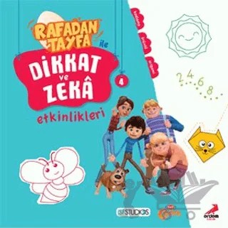 Rafadan Tayfa İle Dikkat ve Zeka Etkinlikleri 4 – Neslihan Yalçın – Erdem Çocuk kitap kapağı