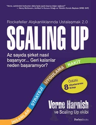 Scaling Up - Rockefeller Alışkanlıklarında Ustalaşmak 2.0 – Verne Harnish – Optimist Kitap kitap kapağı