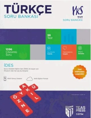 TYT Türkçe İdes Soru Bankası – Kolektif – Teas Press kitap kapağı