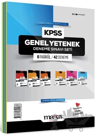 2025 KPSS Genel Yetenek Deneme Sınavı Seti 6 Fasikül 42 Deneme – Kolektif – Marka Yayınları kitap kapağı