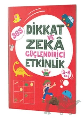 365 Zeka Geliştirici Aktivite Kırmızı Kitap – Kolektif – Çocuk Gezegeni kitap kapağı