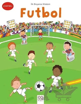 İlk Boyama Kitabım - Futbol – Kolektif – 1001 Çiçek Kitaplar kitap kapağı
