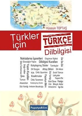 Türkler için Türkçe Dilbilgisi – Hüseyin TOPTAŞ (Dilbilimci) – Papatya Bilim kitap kapağı