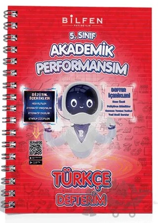 5. Sınıf Türkçe Akademik Performansım Defterim – Kolektif – Bilfen Yayıncılık kitap kapağı